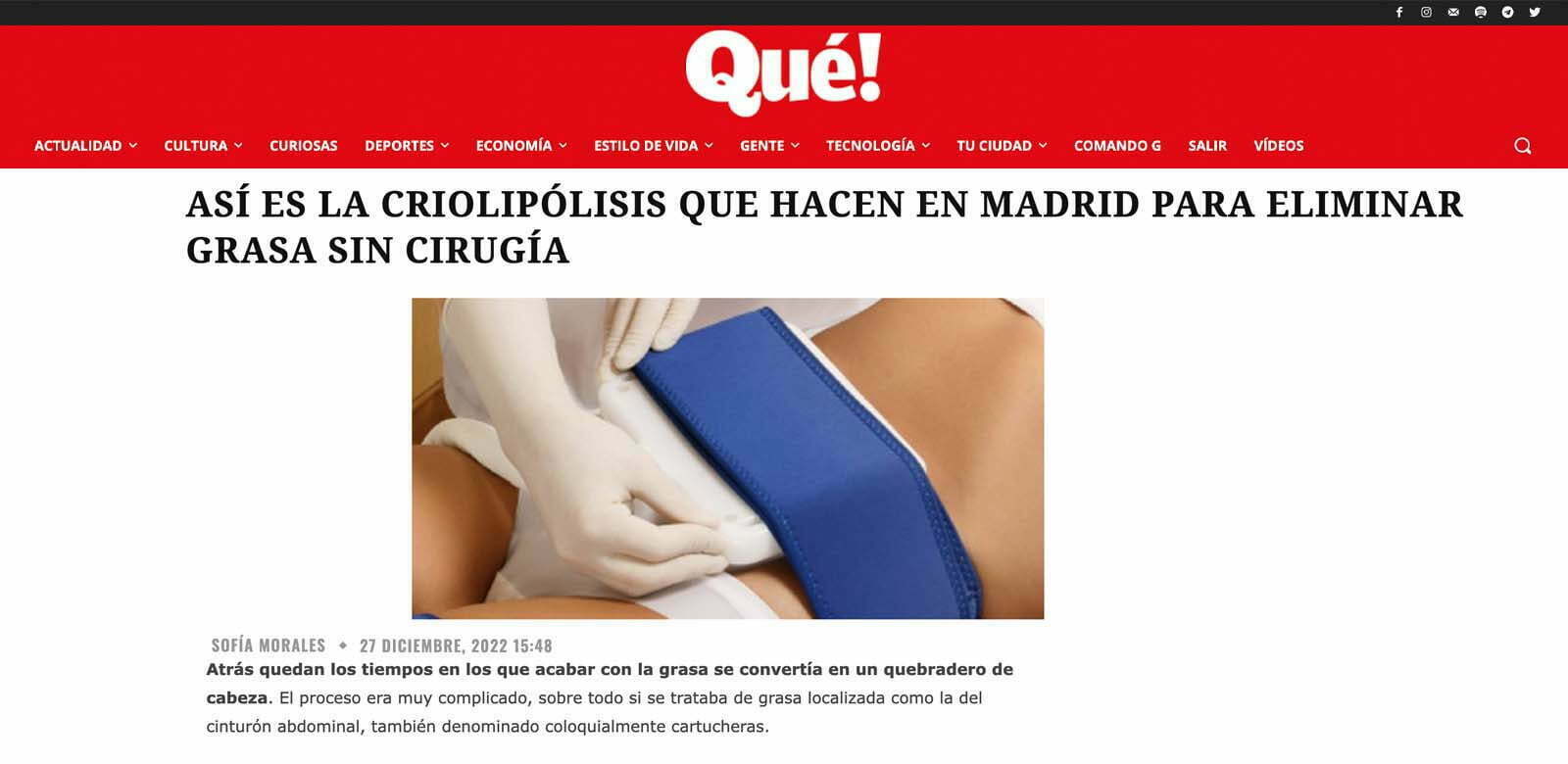 criolipólisis periodico que