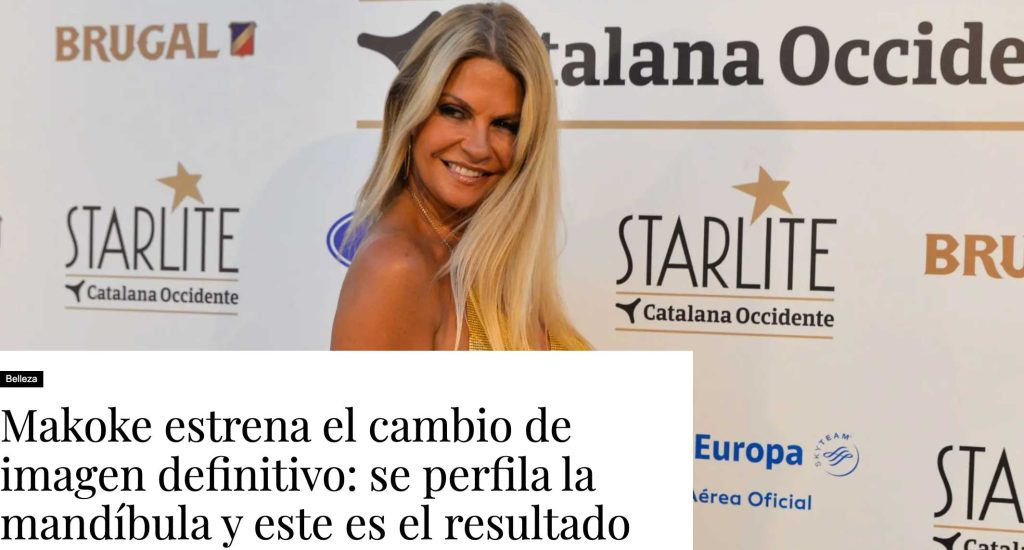 Revista Semana, Makoke y la Clínica Medicina Estética Dra Elena Berezo