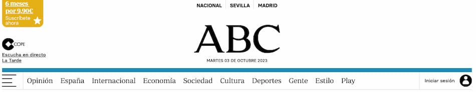 promoción Clinica medicina estetica EB en el periódico ABC